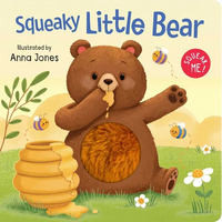 Squeaky Little Bear: Board Book with Squeaky Plush Toy - Board Book