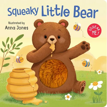 Squeaky Little Bear: Board Book with Squeaky Plush Toy - Board Book