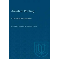Annals of Printing: A Chronological Encyclopaedia - Paperback