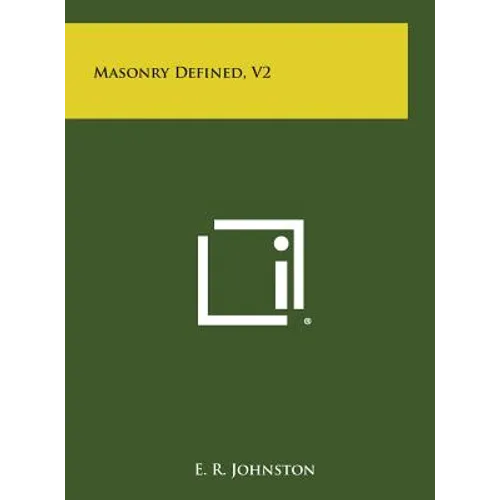 Masonry Defined, V2