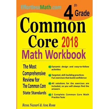 4th Grade Common Core Math Workbook: The Most Comprehensive Review for The Common Core State Standards - Paperback