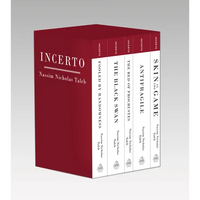 Incerto: Fooled by Randomness, the Black Swan, the Bed of Procrustes, Antifragile, Skin in the Game - Paperback