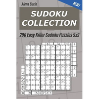 Sudoku Collection: 200 Easy Killer Sudoku Puzzles 9x9 - Paperback
