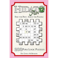 Hidato fun 12: 203 New Logic Puzzles - Paperback