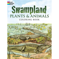Swampland Plants and Animals Coloring Book - Paperback