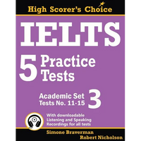 IELTS 5 Practice Tests, Academic Set 3: Tests No. 11-15 - Paperback