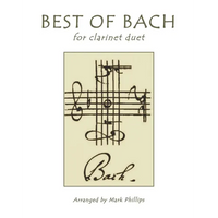 Best of Bach for Clarinet Duet - Paperback