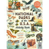 National Parks of the Usa: Activity Book: With More Than 15 Activities, a Fold-Out Poster, and 50 Stickers! - Paperback