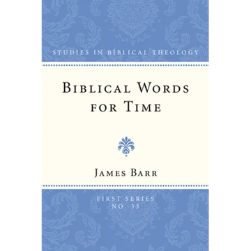 Biblical Words for Time - Paperback