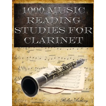 1000 Music Reading Studies for Clarinet - Paperback