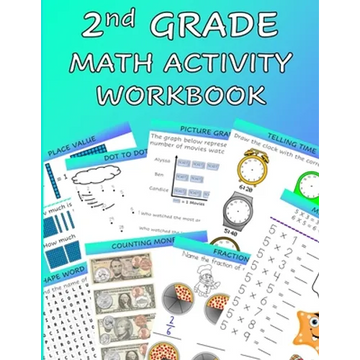 2nd Grade Math Activity Workbook - Paperback