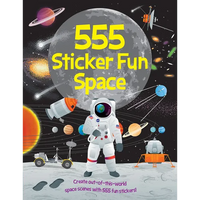 555 Sticker Fun - Space - Paperback