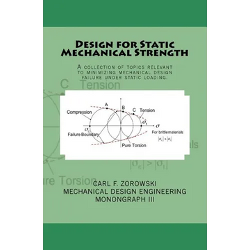 Design for Static Mechanical Strength: A collection of topics relevant to minimizing mechanical design failure under static loading. Subject content i - Paperback