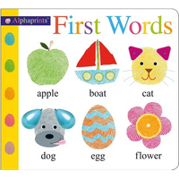 Alphaprints: First Words - Hardcover