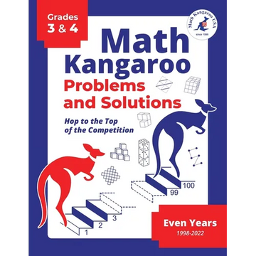 Math Kangaroo Problems and Solutions - Grades 3 & 4 - Even Years - Paperback