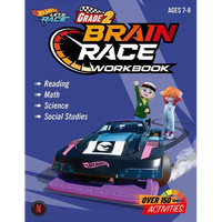 Hot Wheels Brain Race Grade 2 Workbook - Paperback