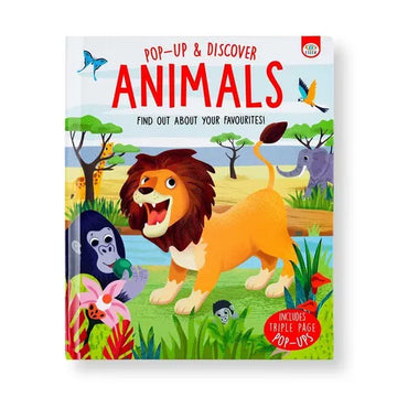 Pop-Up and Discover: Animals - Board Book