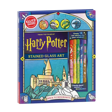Harry Potter Stained Glass Back to Hogwarts - Hardcover