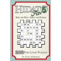 Hidato fun 5: 203 New Logic Puzzles - Paperback