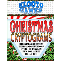 KLOOTO Games CHRISTMAS CRYPTOGRAMS - Paperback