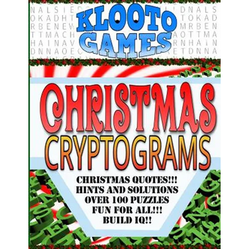 KLOOTO Games CHRISTMAS CRYPTOGRAMS - Paperback