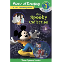 World of Reading: Disney's Spooky Collection 3-In-1 Listen-Along Reader-Level 1 Reader: 3 Scary Stories with CD! - Paperback