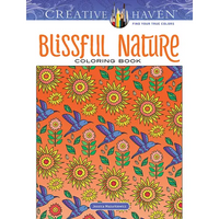 Creative Haven Blissful Nature Coloring Book - Paperback