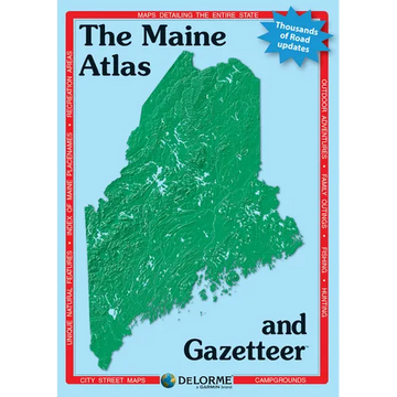 Delorme Atlas & Gazetteer Maine - Paperback