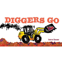 Diggers Go - Board Book