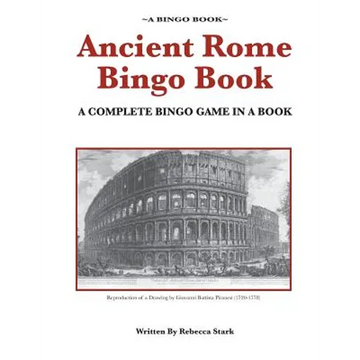 Ancient Rome Bingo Book - Paperback