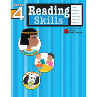 Reading Skills: Grade 4 (Flash Kids Harcourt Family Learning) - Paperback