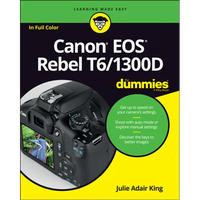 Canon EOS Rebel T6/1300D For Dummies - Paperback