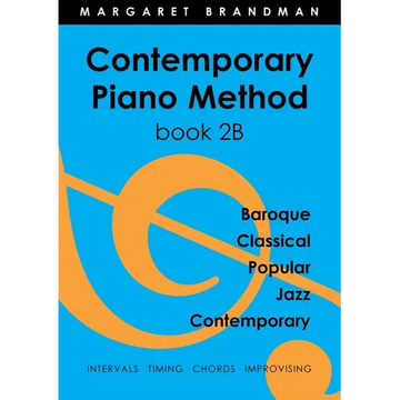 Contemporary Piano Method Book 2B - Paperback