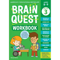 Brain Quest Workbook: 3rd Grade Revised Edition - Paperback