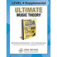 LEVEL 4 Supplemental - Ultimate Music Theory: The LEVEL 4 Supplemental Workbook is designed to be completed with the Basic Rudiments Workbook. - Paperback