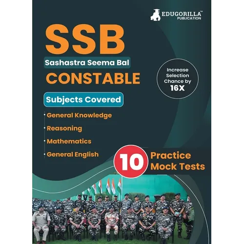 SSB Constable Book 2023: Sashastra Seema Bal (English Edition) - 15 Full Length Mock Tests with Free Access to Online Tests