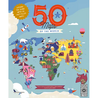 50 Maps of the World: Explore the Globe with 50 Fact-Filled Maps! - Paperback