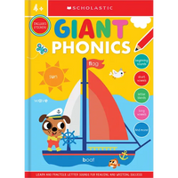Giant Phonics Workbook: Scholastic Early Learners (Giant Workbook) - Paperback