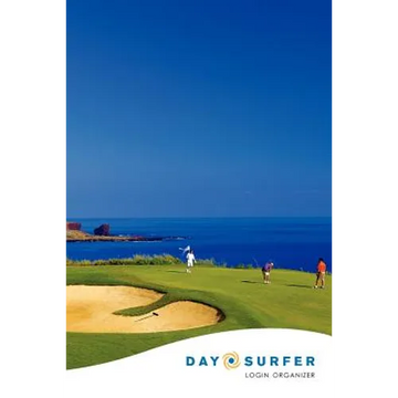 Day Surfer Login Organizer (Golf Course at the Coast) - Paperback