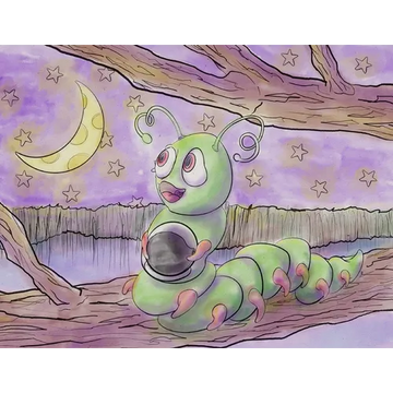 The Curly Caterpillar - Paperback