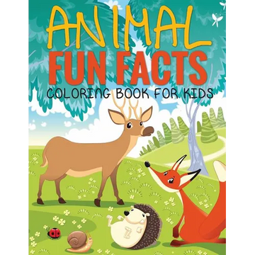 Animal Fun Facts (Coloring Book for Kids) Paperback - Paperback