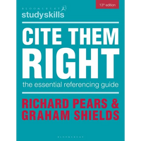 Cite Them Right: The Essential Referencing Guide - Paperback
