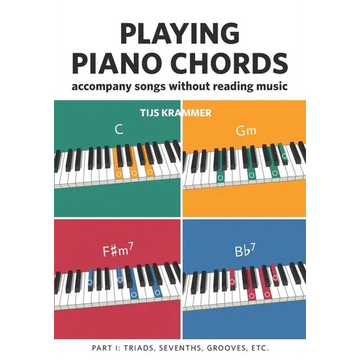 Playing piano chords: Accompanying songs without reading music - Paperback