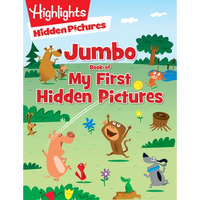 Jumbo Book of My First Hidden Pictures: 115+ Hidden Pictures Puzzles in Highlights Activity Book, Seek and Find Puzzles for Kids 3+ - Paperback
