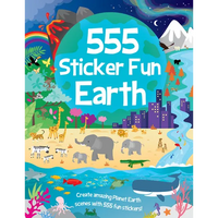 555 Sticker Fun - Earth - Paperback
