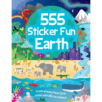 555 Sticker Fun - Earth - Paperback