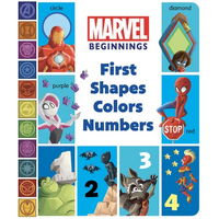 Marvel Beginnings: First Shapes, Colors, Numbers - Board Book