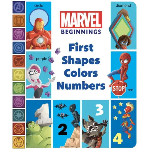 Marvel Beginnings: First Shapes, Colors, Numbers