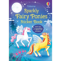 Sparkly Fairy Ponies Sticker Book - Paperback