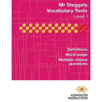 Mr Steggels Vocabulary Tests Level 1 - Paperback